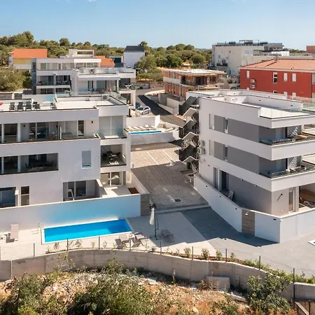 Lägenhet Dreams With Pool, Private Terrace, Sea View, Jacuzzi Trogir