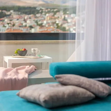 Apartmán Dreams With Pool, Private Terrace, Sea View, Jacuzzi Trogir